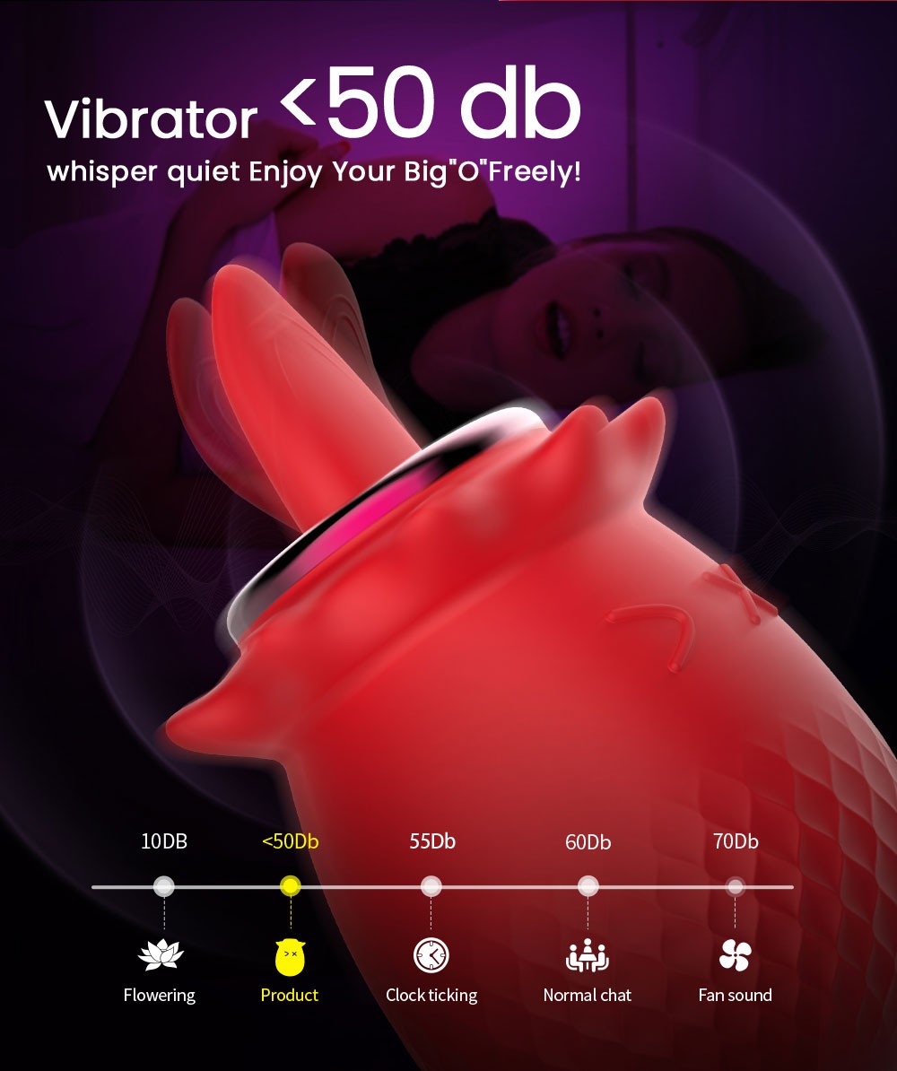 Rose Massager Clitoral Vibrating Stimulator with 3 Speeds12345