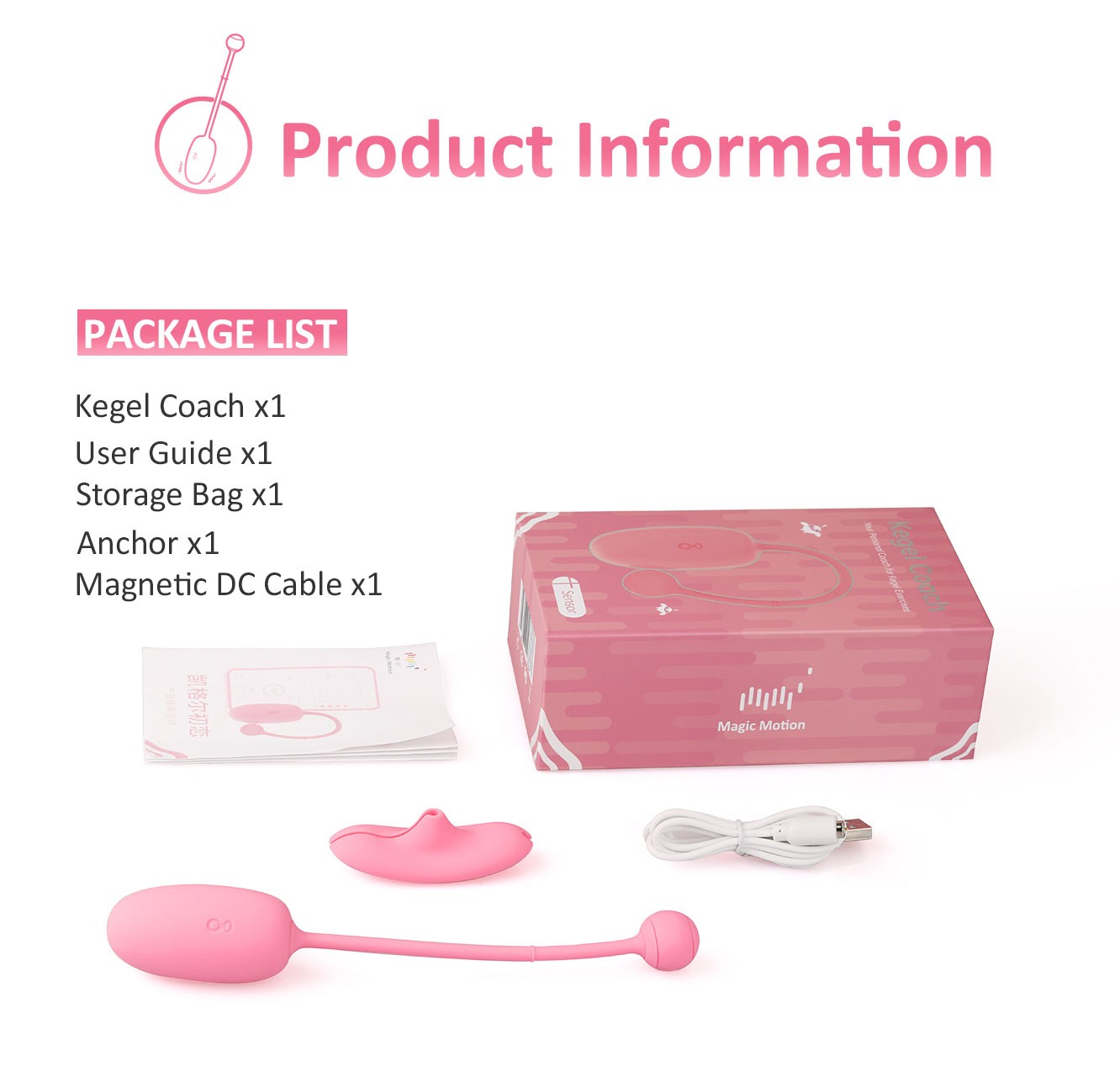 Kegel Coach Trainer Kit for Beginners