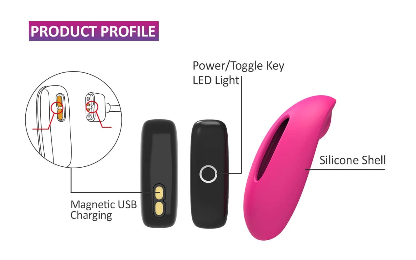 Magic Motion Candy App-controlled Wearable Vibe ssss