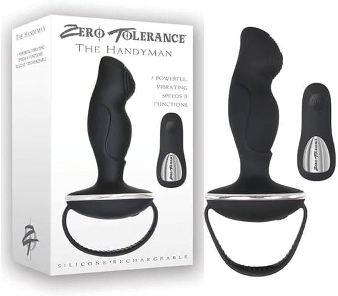 Zero Tolerance Handyman Vibrating Prostate Massager with Remote
