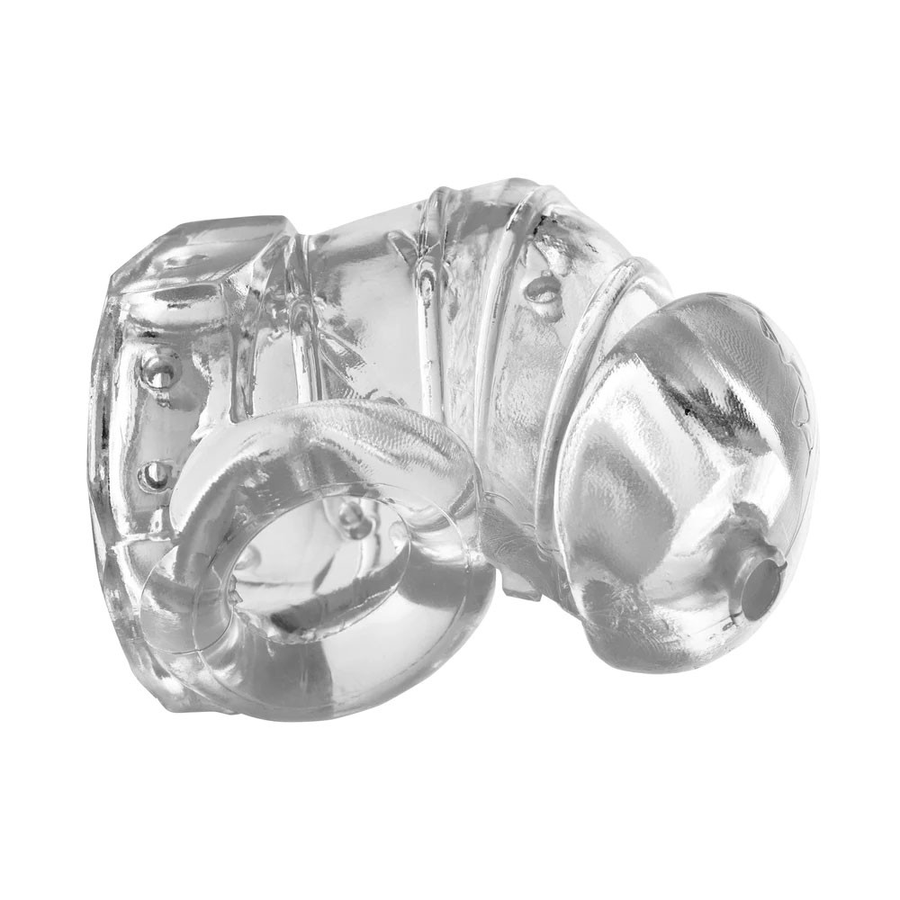 Master Series Detained Restrictive Chastity Cage With Nubs