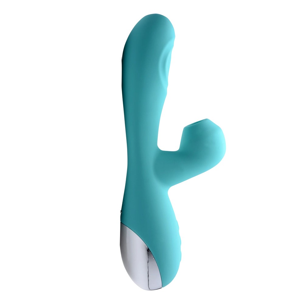 XR Brands Shegasm 5 Star 10X Silicone Suction & Pulsating Rabbit Vibrator