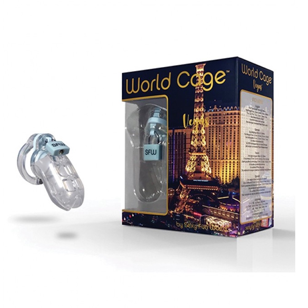 World Cage Vegas Male Chastity Kit 