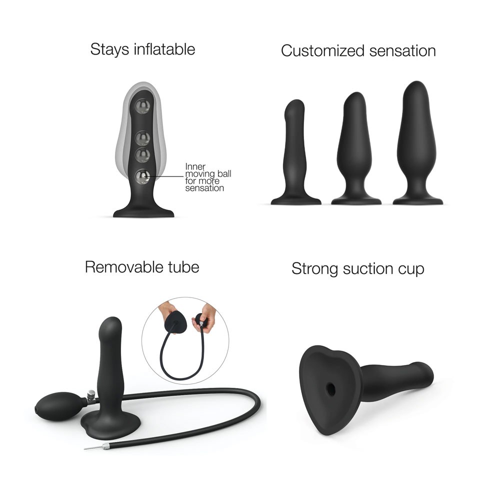 Strap On Me Inflatable Dildo Plug