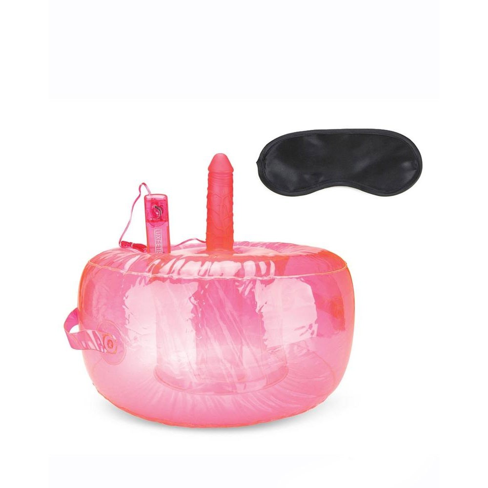 Lux Fetish Inflatable Sex Chair with Vibrating Dildo