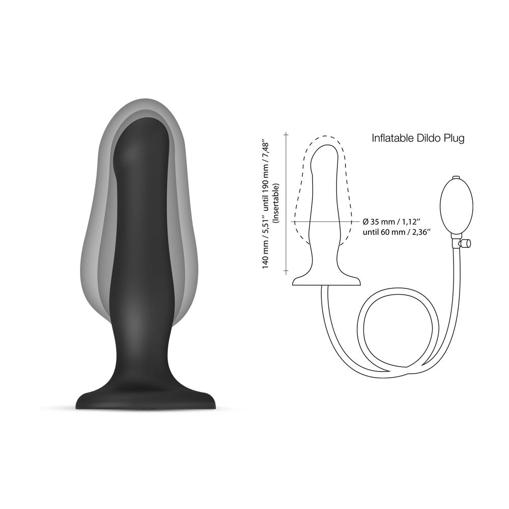 Strap On Me Inflatable Dildo Plug