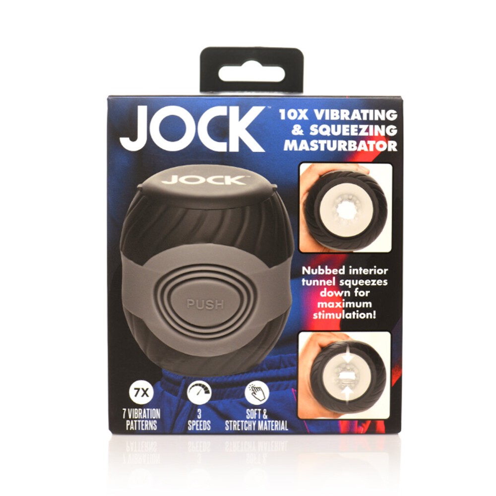 JOCK 10X Vibrating Double Ended Male Masturbator