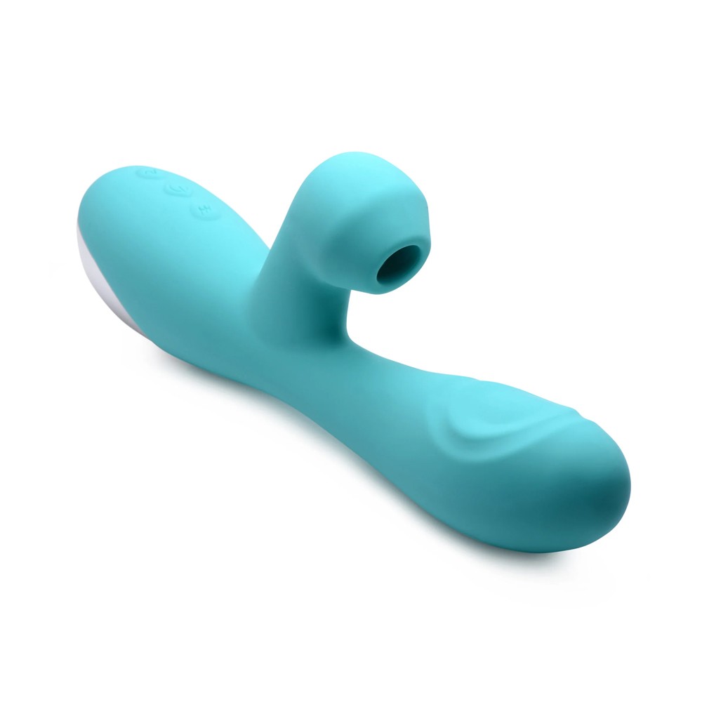 XR Brands Shegasm 5 Star 10X Silicone Suction & Pulsating Rabbit Vibrator