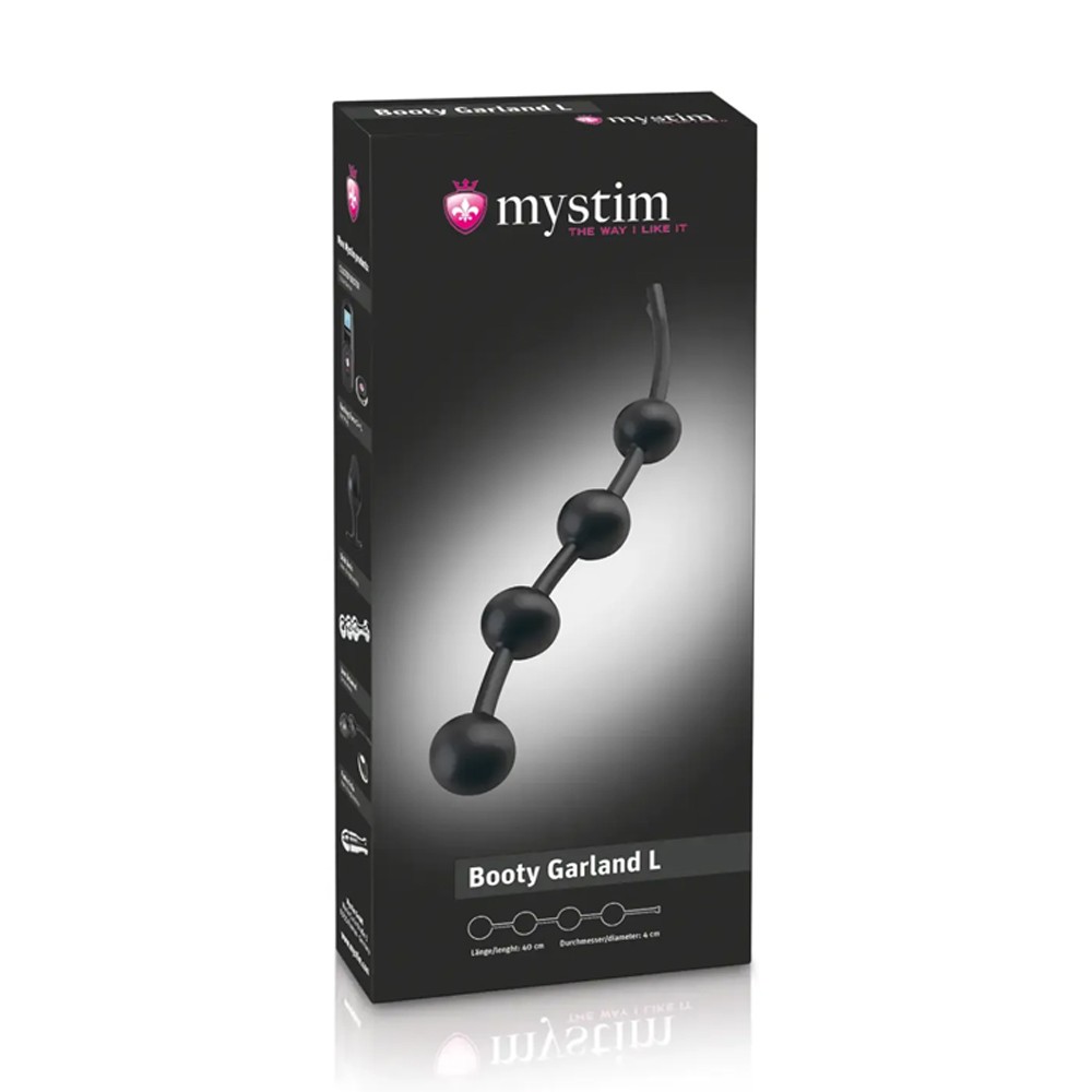 Mystim Booty Garland L E-Stim Anal Chain Beads