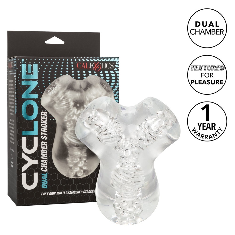 CalExotics Cyclone™ Dual Chamber Stroker Penis Sleeve