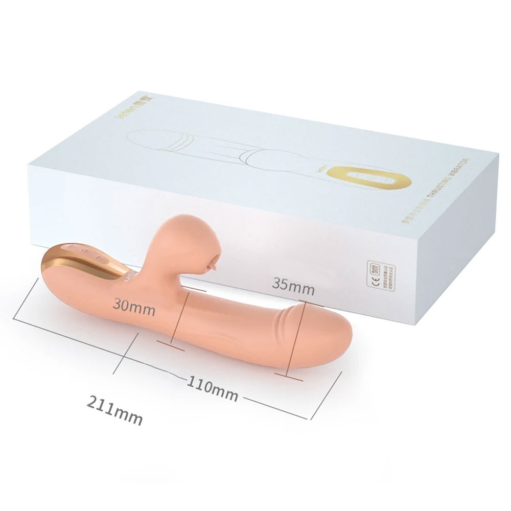 Leten Dream Impact Kiss Shaker Rabbit Vibrator Dildo