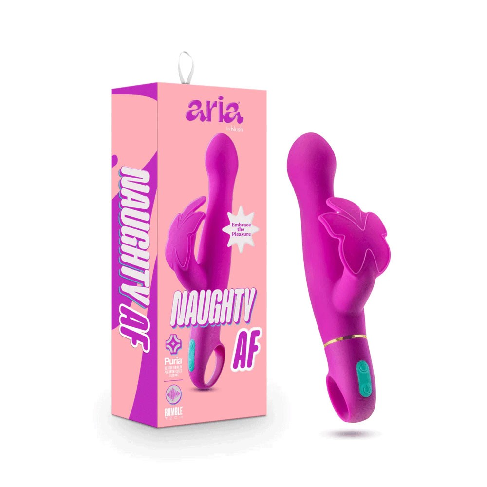 Blush Aria Naughty AF G-Spot Plum 7.25-Inch Vibrator