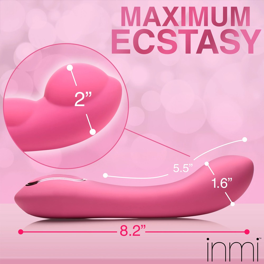 XR Brands Extreme-G Inflating G-Spot Silicone Vibrator