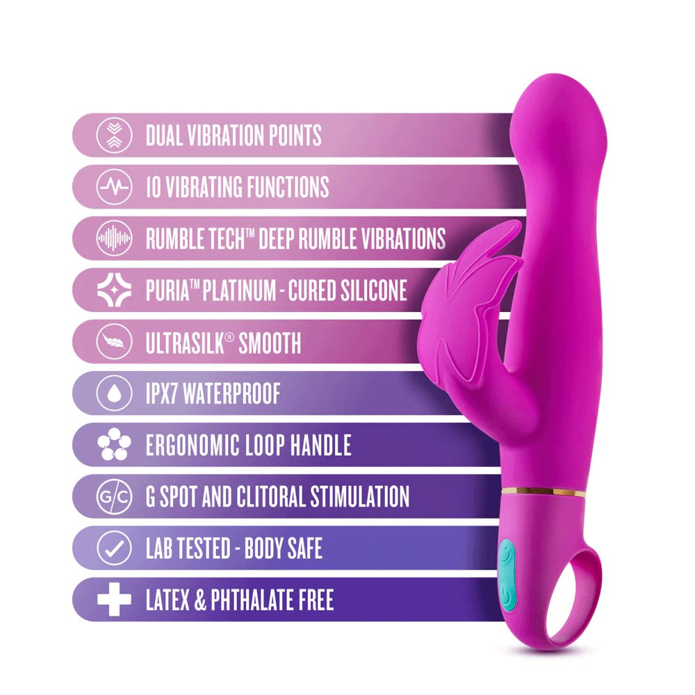 Blush Aria Naughty AF G-Spot Plum 7.25-Inch Vibrator