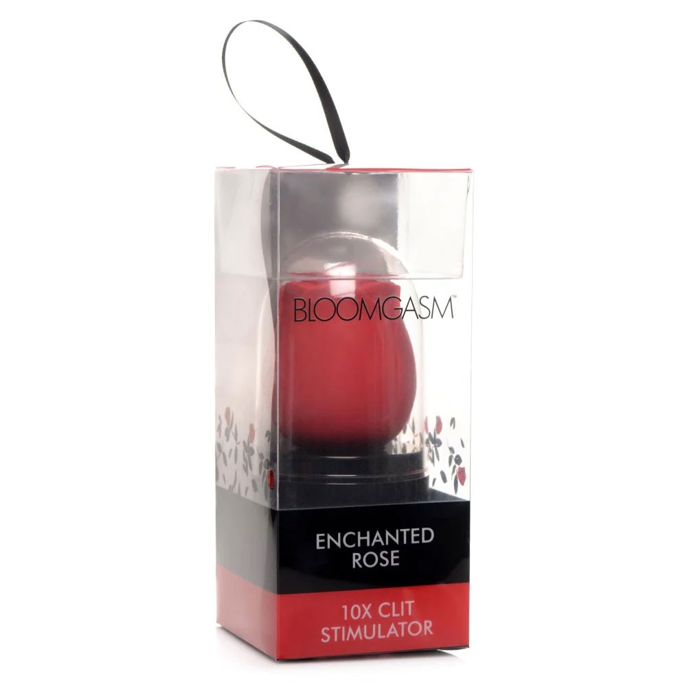 XR Brands Enchanted Rose 10X Clit Stimulator with Case