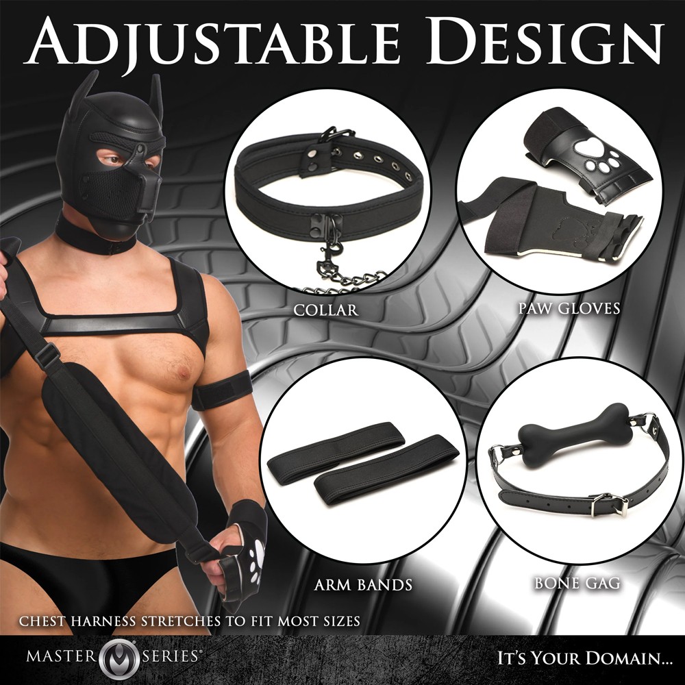 XR Brand Deluxe Pup Arsenal bondage Set