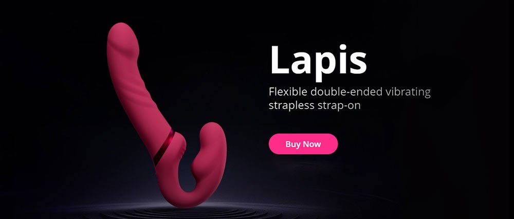 Lovense Lapis Flexible Double-ended Vibrating Strapless Strap-on s