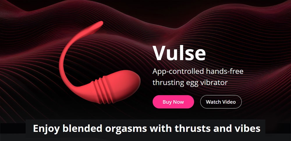 Lovense Vulse App Controlled Thrusting Egg Vibrator S