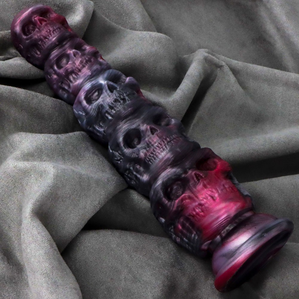 Skull Dildo in Halloween Sex Party ss