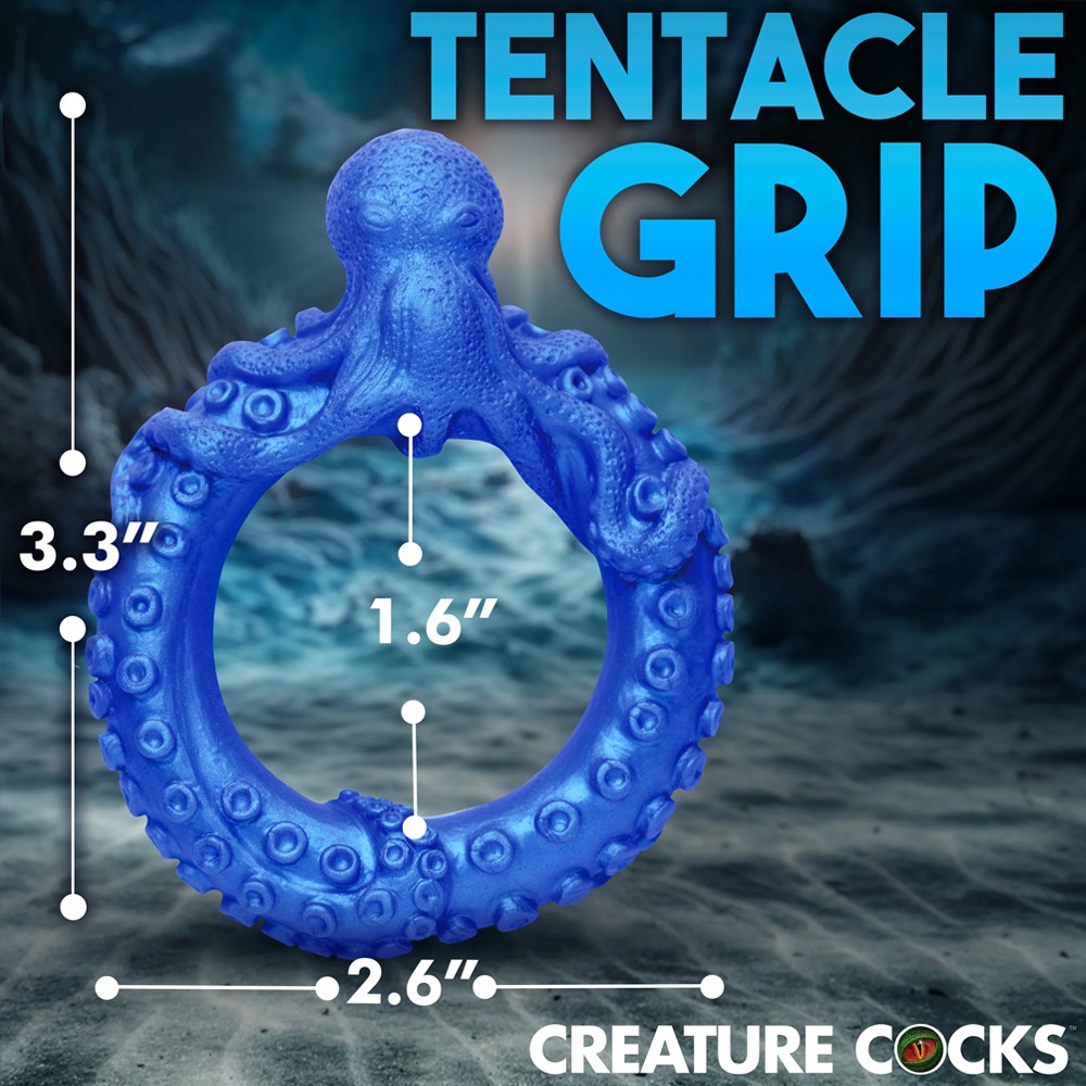 XR Brands Poseidon's Octo-Ring Silicone Cock Ring