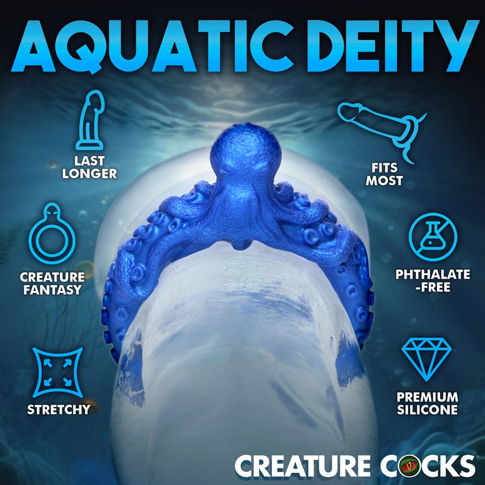 XR Brands Poseidon's Octo-Ring Silicone Cock Ring