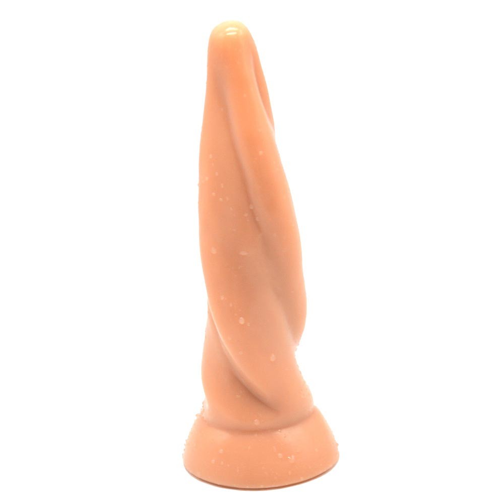 FAAK Silicone Twist Drill Suction Cup 8 Inch Dildo Anal Plug