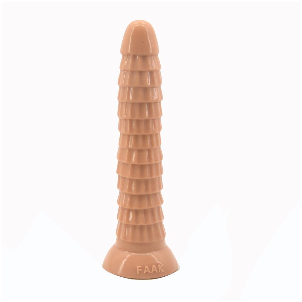 FAAK Silicone Simulation Suction Cup 10 Inch Dildo Anal Plugs