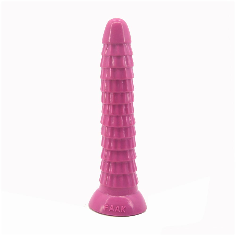 FAAK Silicone Simulation Suction Cup 10 Inch Dildo Anal Plugs