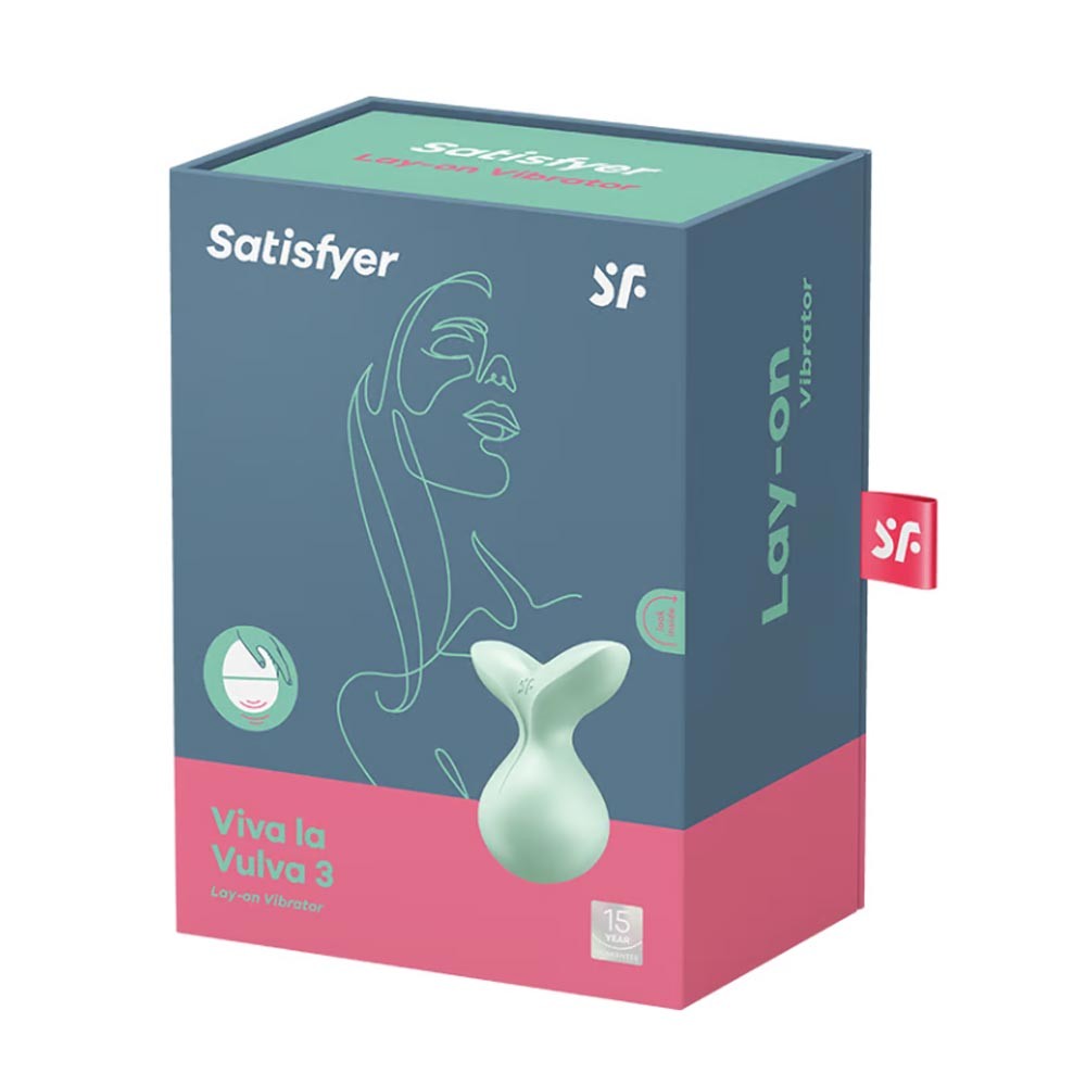 Satisfyer Viva La Vulva 3 Silicone Lay-on Clitoral Vibrators