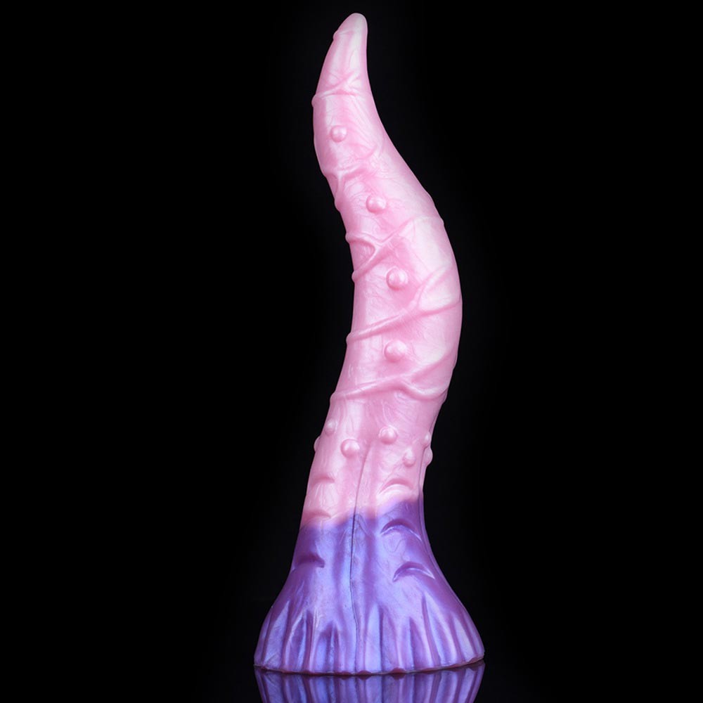 FAAK Monster Lizard Tongue Tentacle Dildo 11 Inch Silicone