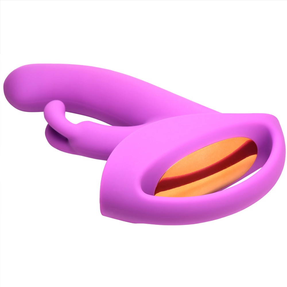 XR Brands Come-Hither Rocker Silicone Rabbit Vibrator XR Brands Come-Hither Rocker Silicone Rabbit Vibrator