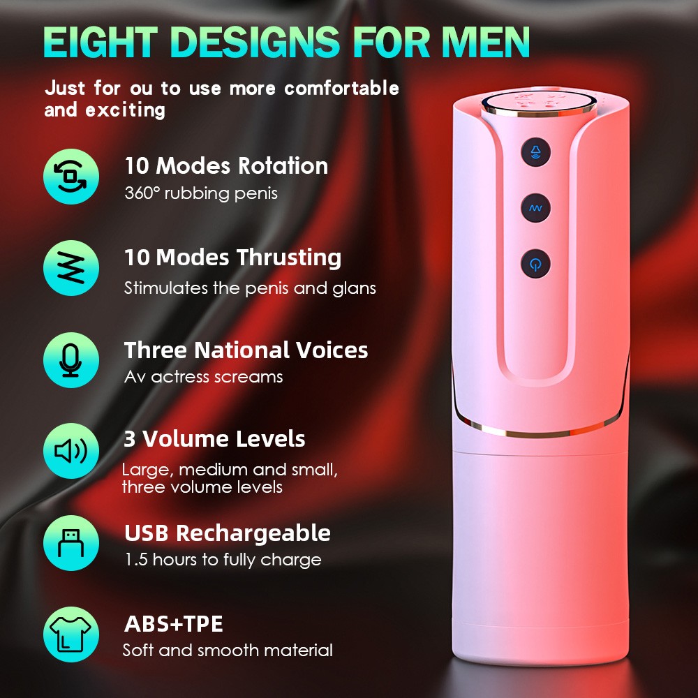 Aierle Automatic Thrusting & 360 Rotation Male Masturbation Cup