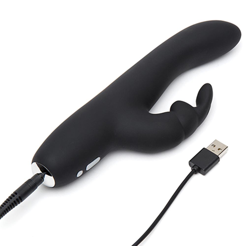 Fifty Shades of Grey Greedy Girl Rechargeable Slimline Rabbit Vibrator