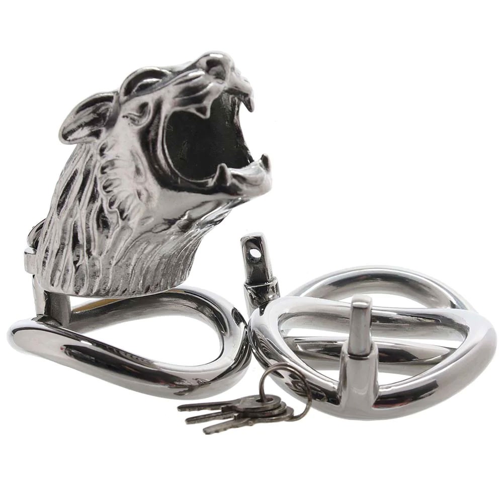 Master Series Detained Restrictive Chastity Cage With Nubs