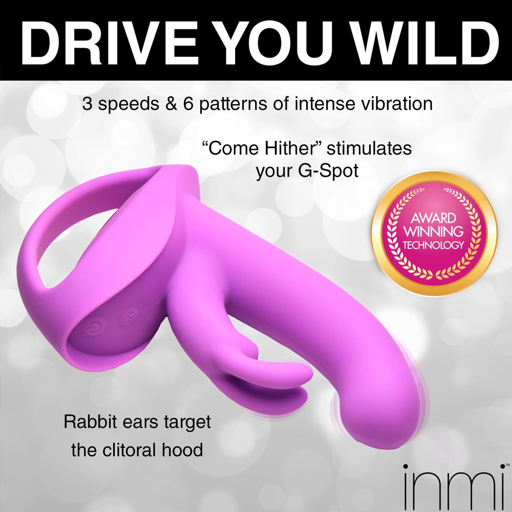 XR Brands Come-Hither Rocker Silicone Rabbit Vibrator XR Brands Come-Hither Rocker Silicone Rabbit Vibrator