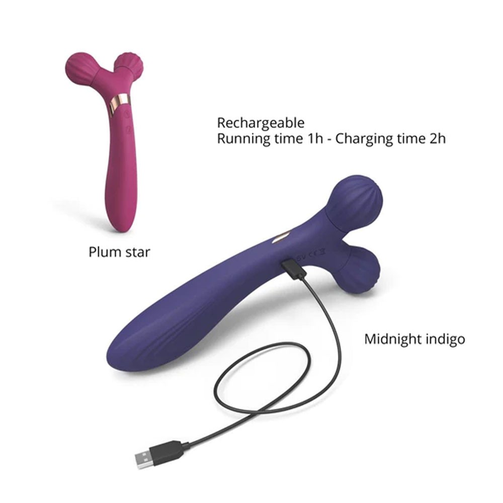 Love to Love Fireball Forked Massage Vibrator