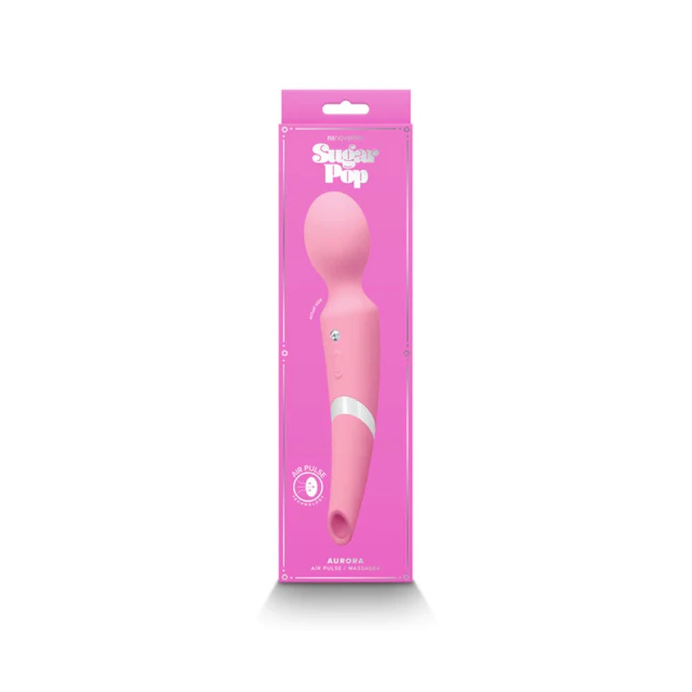 NS Novelties Sugar Pop Aurora Air Pulse Massager Wand