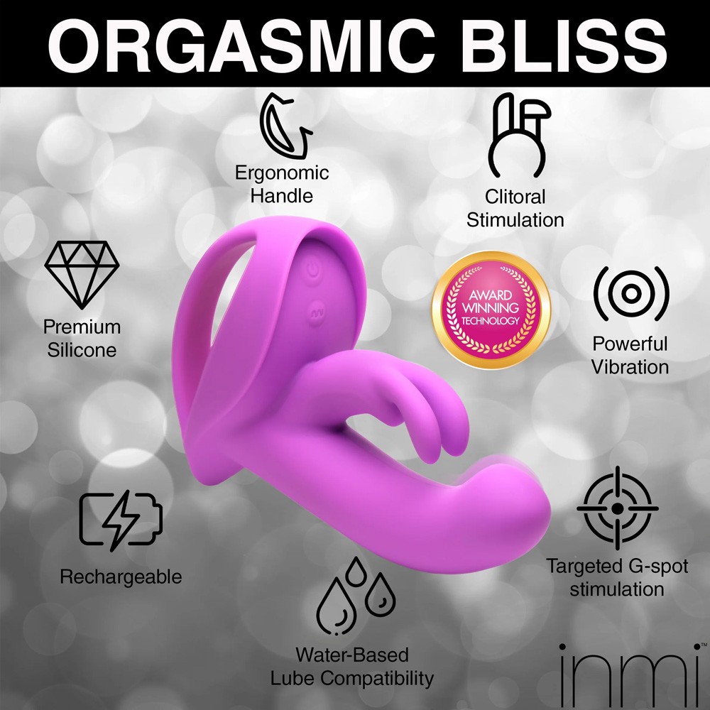 XR Brands Come-Hither Rocker Silicone Rabbit Vibrator XR Brands Come-Hither Rocker Silicone Rabbit Vibrator