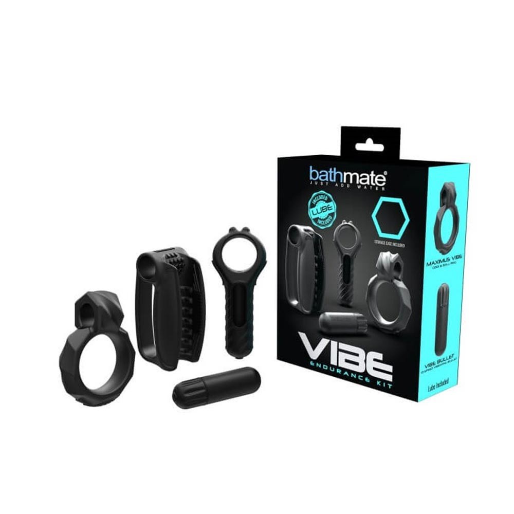 Bathmate Vibe Endurance Sexual Masturbation Kit 4 Piece Set