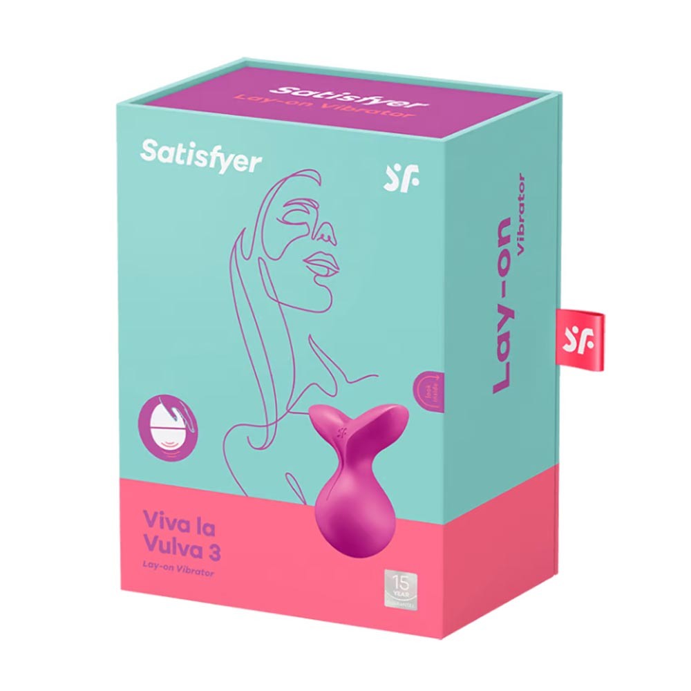Satisfyer Viva La Vulva 3 Silicone Lay-on Clitoral Vibrators