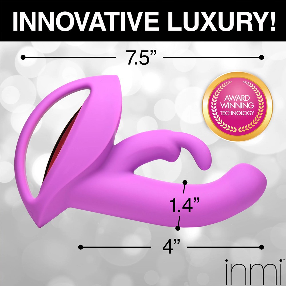 XR Brands Come-Hither Rocker Silicone Rabbit Vibrator XR Brands Come-Hither Rocker Silicone Rabbit Vibrator