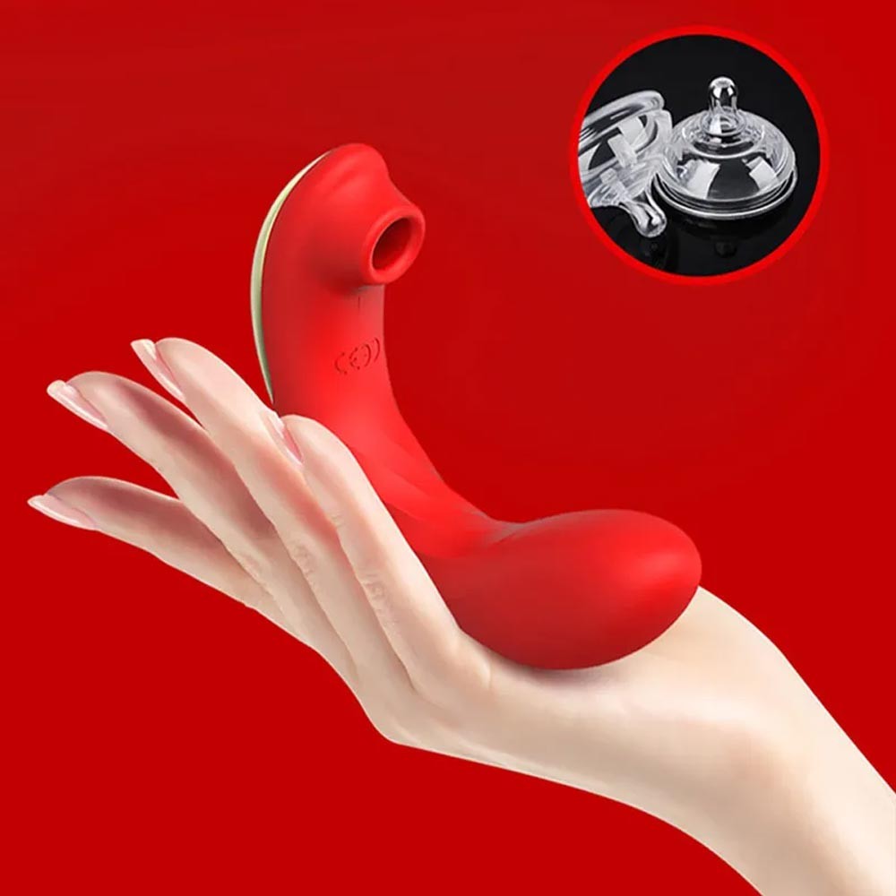 Moonbox Sucking Vibrator Dual Clitoral Stimulator