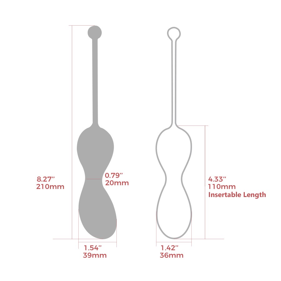 AROSUM Kegelator Vibrating Kegel Balls G-Spot Massager with Remote