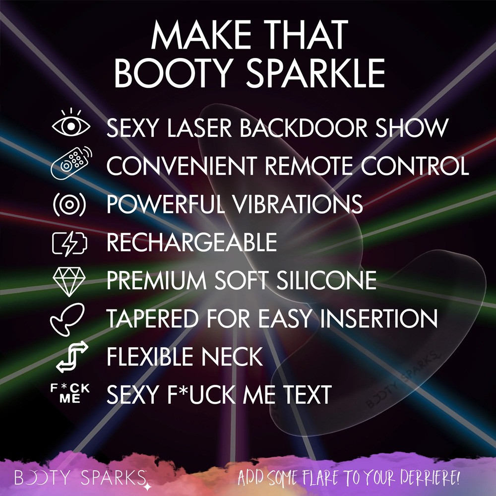 Booty Sparks 28X Laser Fuck Me Anal Plug With Remote