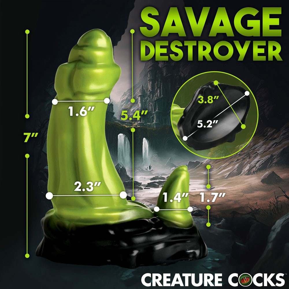 Creature Cocks Orc Silicone Dildo ss