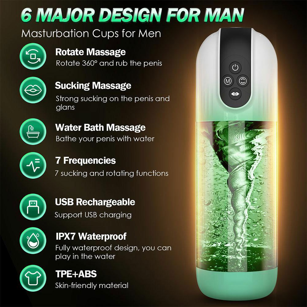 Bole Sucking Swivel Automatic Masturbator Self Health Cup