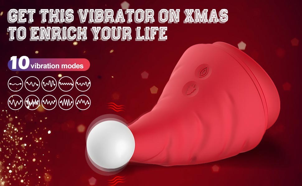 Santa Hat Multi Frequency Clitoral Stimulation Massage Vibrator