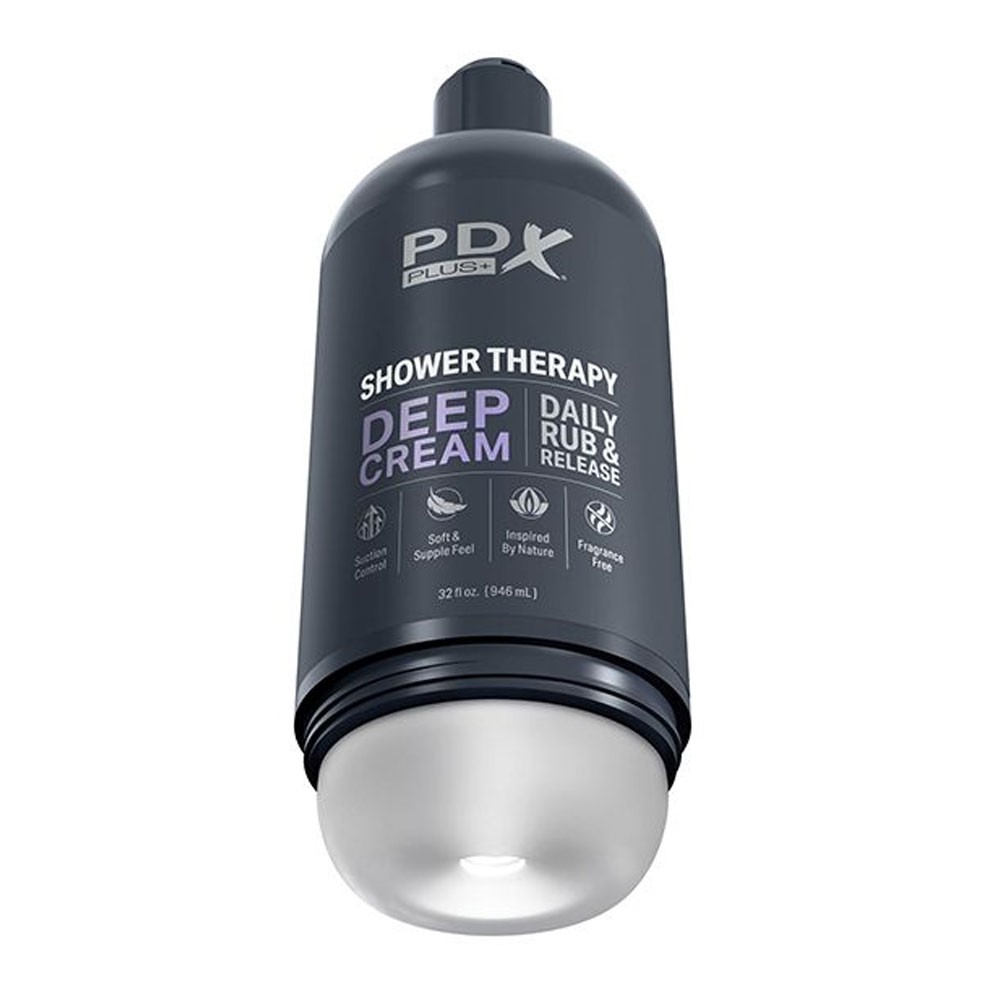 PDX Plus Shower Therapy Masturbator Deep Cream