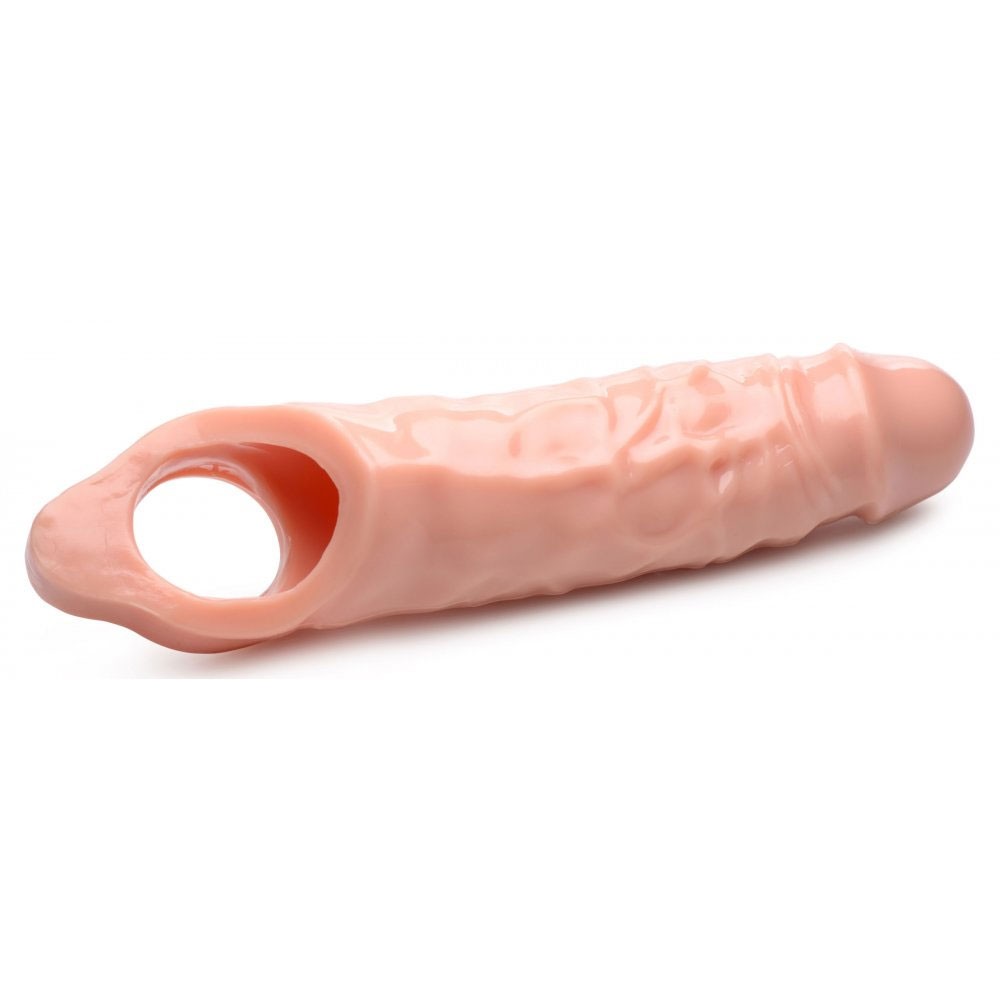 XR Brands Really Ample 8 In Penis Enhancer Flesh