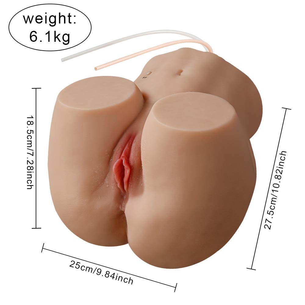 13LB Vibrating Sex Doll Realistic Buttock Pocket Pussy with Remote